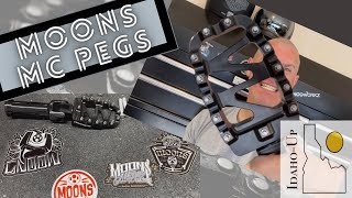 M8 Harley MOONS MC Pegs and Biltwell Peg Clevis Install Low Rider S [upl. by Ring]