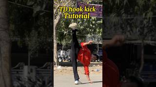 ☣️Knockout Touch down hook kick tutorial☢️ martialsrts🔥 [upl. by Arua]