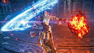 Elden Ring Shadow of The Erdtree  Rellana Twin Moon Knight Boss Fight 4K 60FPS [upl. by Llig235]