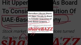 remedium life care share latest news remedium life care share analysis ytshorts [upl. by Nedrah]