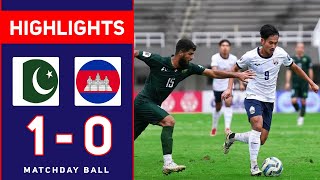 HIGHLIGHTS  Pakistan vs Cambodia 10  2nd Leg  2026 FIFA World Cup qualification [upl. by Isolda]