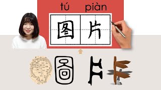 【NEW HSK2】图片圖片tupianpicture photographHow to Pronounce amp Write Chinese Character newhsk2 [upl. by Eahcim]