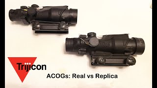 ACOG Real vs Replica [upl. by Liv949]