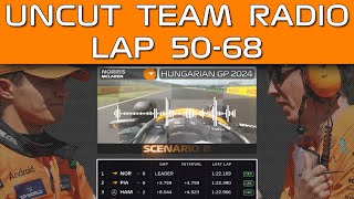 LANDO NORRIS  Team Radio  2024 Hungary  The Race [upl. by Harp667]