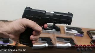 Armas Pistolas e Revólver Airguns CO2 45mm  Prime Guns [upl. by Cristy]