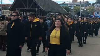 Colegio Experimental Artístico Albores de Ancud  Desfile Glorias Navales  Año 2024 [upl. by Ettesel]