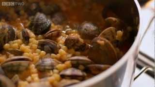 Sardinian couscous with clams  Nigellissima  Episode 4  BBC Two [upl. by Ylehsa]