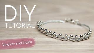 Sieraden maken met Kralenwinkel Online  Vlechten met kralen [upl. by Marti]