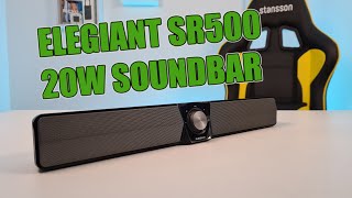 TESZT Elegiant SR500 20W Speaker  Az olcsó hordozható soundbar [upl. by Fortuna]