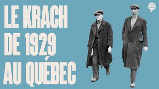 Krach de 1929 au Québec  LHistoire nous le dira jeunesse  1 [upl. by Rollie]