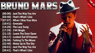 Bruno Mars Greatest Hits 2024  Pop Music Mix  Top 10 Hits Of All Time [upl. by Lashoh976]