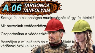 Targonca A06 tétel Munkagép Tanfolyam 2023 OKJ utáni tételsor [upl. by Eegnat192]