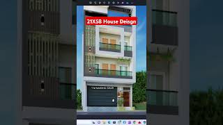 21x58 House Plan  21x58 House Design housedesign gharkanaksha youtubeshorts youtube shorts [upl. by Pfeifer]