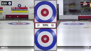 Curling Stadium Wausau Sheet 8 111524 [upl. by Tterrab892]