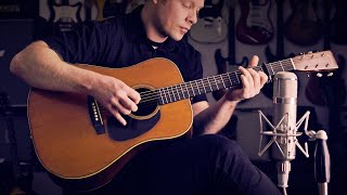 Amazing 1943 Martin D28  Dont Think Twice Its Alright Bob Dylan Cover [upl. by Euqinom]