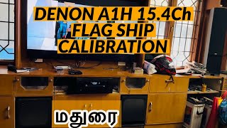 Denon AVCA1H 154 Ch 260W 8K AV Receiver Full Calibration in MADURAI [upl. by Haakon253]