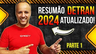 RESUMÃO DETRAN 2024 provadetran detran2024 simuladodetran2024 [upl. by Acisseg]