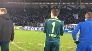 Stimmung nach dem Spiel 1 FC Magdeburg gegen Sportfreunde Lotte 20 20 „FCM wir lieben dich“ [upl. by Akemrej]