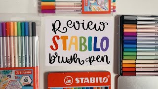 STABILO BRUSH PENS VALEN LA PENA  Feednotes [upl. by Letnuhs]