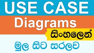 Use Case Diagram in Sinhala  Use Case Diagram Sinhala  UML Sinhala sinhala usecase [upl. by Nidak]