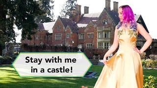 Staying in a 15th Century Castle in America  vintage shopping  Travel Vlog [upl. by Myrvyn]