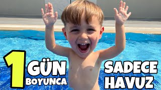 HAVUZDA BİR GÜN GEÇİRDİK  GÜNLÜK VLOG [upl. by Virgilia521]