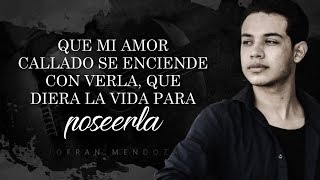 LETRA ¨ESTA COBARDÍA¨  Jofrán Mendoza Lyric Video [upl. by Noswal]