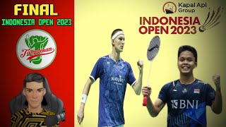 🔴 GINTING RUNNER UP  INDONESIA OPEN 2023  LIVESCORE [upl. by Deborah]