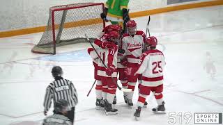 PJHL  Norwich Merchants vs Hespeler Shamrocks [upl. by Chapen]