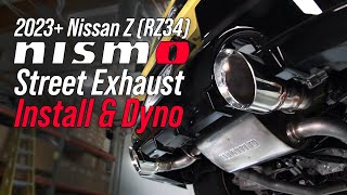 Nismo Street Exhaust The MustHave Upgrade for Your 2023 Nissan Z [upl. by Henriha]