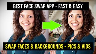 BEST FACE SWAP APPS FACE SWAP PICTURES AND REPLACE FACE IN VIDEO APP  BACKGROUND CHANGER  Easy [upl. by Introc]