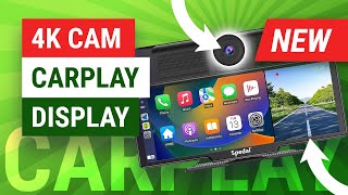 4K Dash Cam CarPlay Android Auto Screen Display for ANY CAR install  Spedal NaviCam 860 Review [upl. by Elbas]