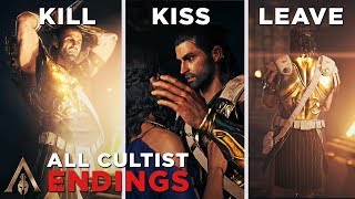 All Cultist Ending KillKissLeave Aspasia  Assassins Creed Odyssey [upl. by Akimas281]