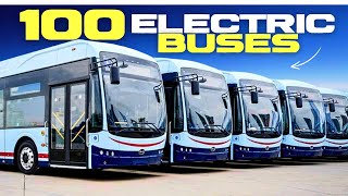 BYD Supplies 100 Electric Buses to Uruguayan Operator Cutcsa [upl. by Aryam640]