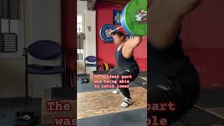 Snatch technique progression motivation gym power shorts viralvideo [upl. by Repsaj202]