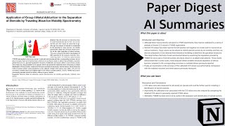 Quickly Create Research Articles Digest Using AI for FREE  Use Paper Digest to create summaries [upl. by Ralaigh]