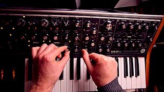 Moog Sub 37  Demo Paraphonic Dimensions by Steven Orb [upl. by Aicat]