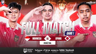 FULL MATCH FINAL GAME 1 INDONESIA VS JEPANG  AFC eASIAN CUP QATAR [upl. by Seldun]