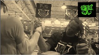 NBK  PRO Armwrestling Spotlight  WAL 2016 Toproll BATTLE  Anthony Snook vs Cobra Rhodes [upl. by Odnumyar]