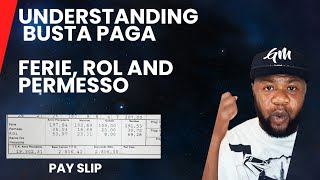 How to understand your busta paga Ferie rol and permesso [upl. by Gwenny38]