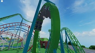 The Riddler Mindbender Recreation Six Flags Over Georgia Theme Park Tycoon 2 [upl. by Roshan]