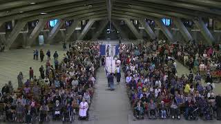 Procession eucharistique du Sanctuaire de Lourdes October 13 2024 [upl. by Brander]