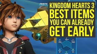 Kingdom Hearts 3 Tips And Tricks  Best Items You Can Already Get Early KH3 Tips And Tricks [upl. by Annoit802]