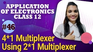 41 Multiplexer Using 21 Multiplexer  Combinational Logic Circuits  Application of Electronics [upl. by Caton]