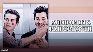 Ship audios for your edits on PRIDE MONTH 2021♥️🏳️‍🌈 [upl. by Mylor]