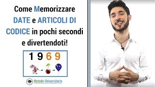 Come memorizzare DATE e ARTICOLI DI CODICE in pochi secondi e divertendoti Shape System [upl. by Creight557]