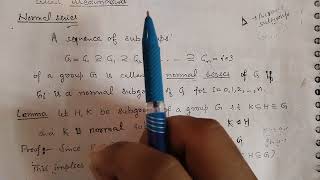 Abstract Algebra  lecture 1 Subnormal and Normal series  Unit 2MScMDU [upl. by Eerac]