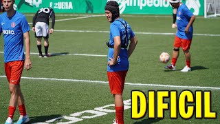 GOLEIRO DE CAPACETE EM BUSCA DO GOL NA SUPERCOPA DESIMPEDIDOS [upl. by Yhtomit866]