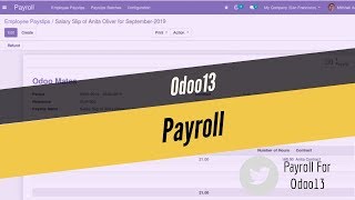 Odoo13 Payroll [upl. by Yrruc414]