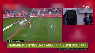 Magabiztos győzelmet aratott a Sepsi OSK – Erdélyi Magyar Televízió [upl. by Lardner]